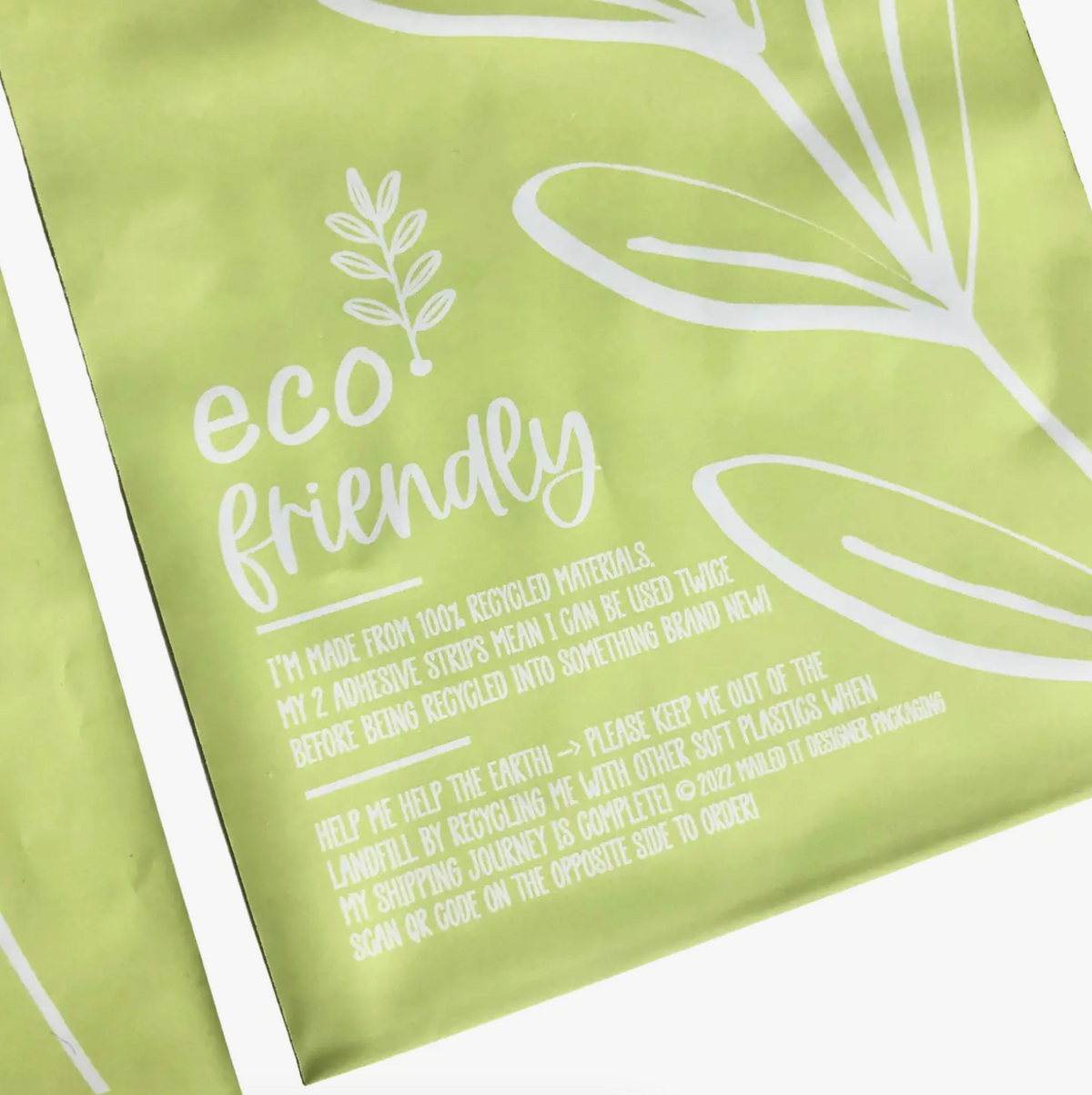 Recycled Mailers (6'' x 9'') - Green