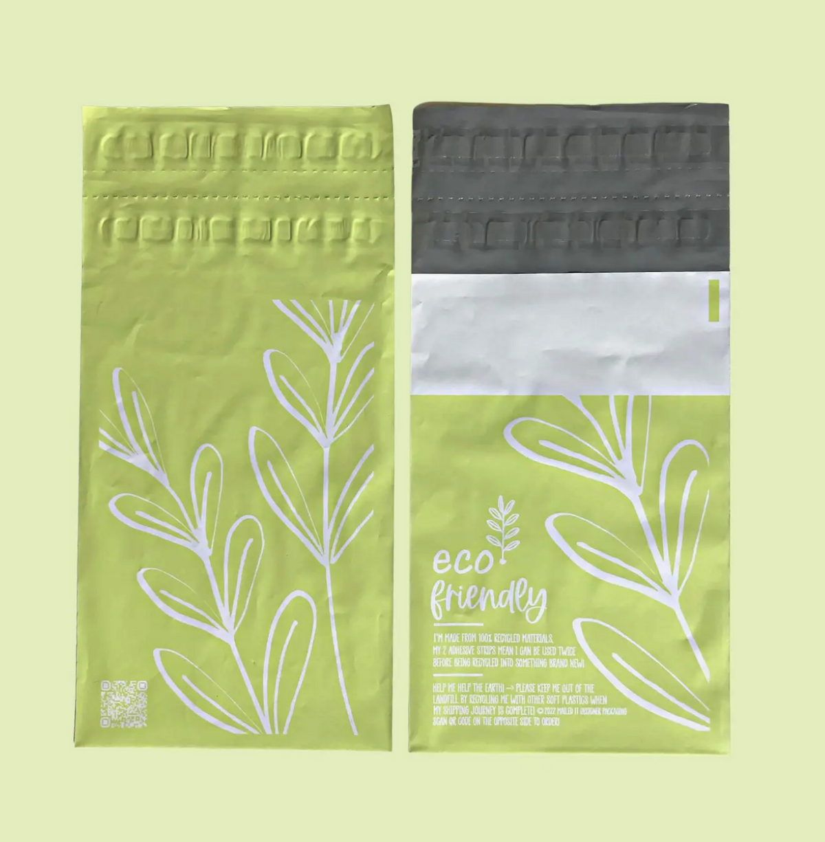Recycled Mailers (6'' x 9'') - Green